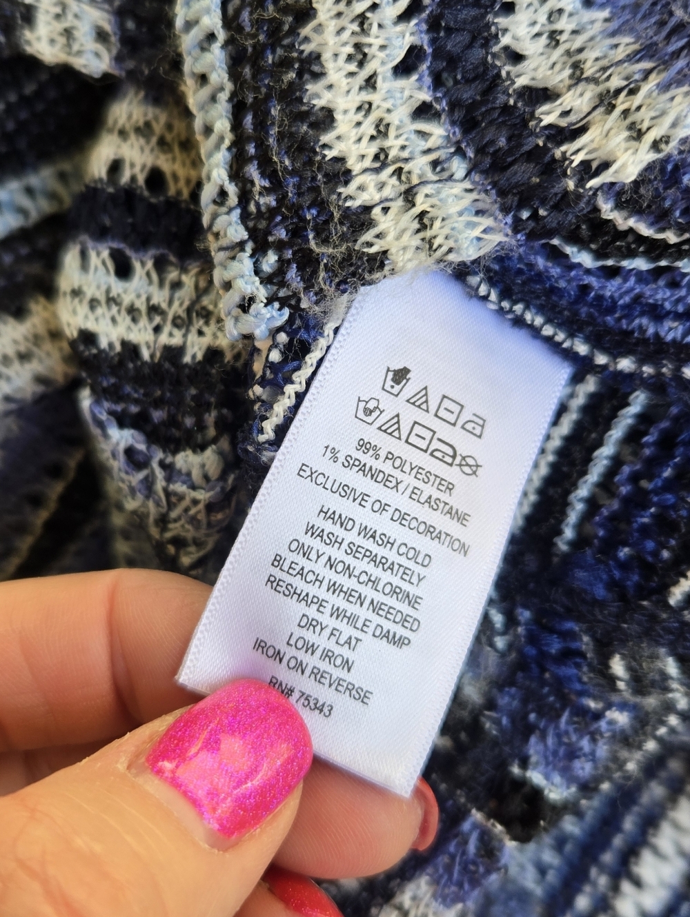 C&C California Blue Striped Swim Cover - Picture 9 of 9